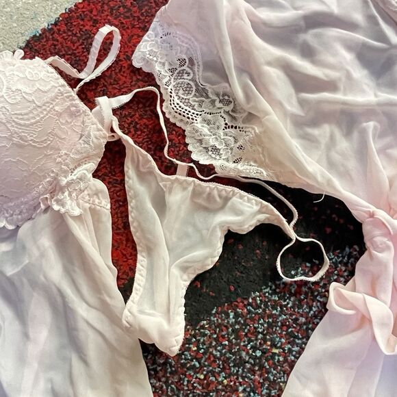 NEW Seductive Wear by Cinema Etoile 3pc Set X-Large Pink - Picture 5 of 6